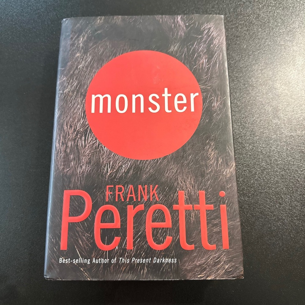 Monster by Frank Peretti Hardcover WestBow Press Thriller Book